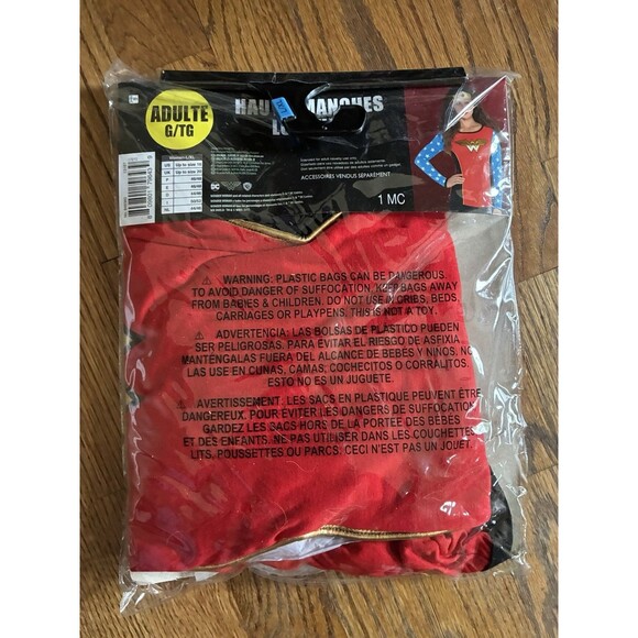 Wonder Woman Costume Long Sleeve Top Womens Size Large (L) / Extra Large (XL) - Picture 2 of 3